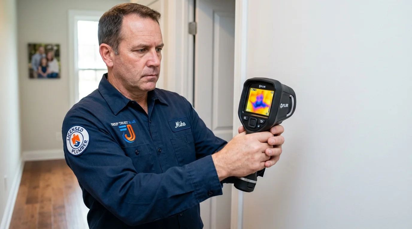 Thermal imaging leak detection by Johns Plumbing LLC in Mohnton